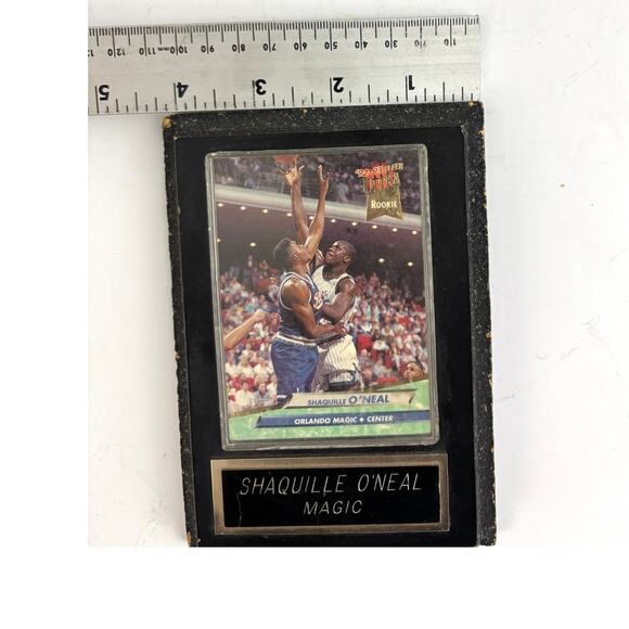 Collectible '92 Fleer Ultra RC Shaquille O'Neal Mounted Display Memorabilia - Picture 4 of 8